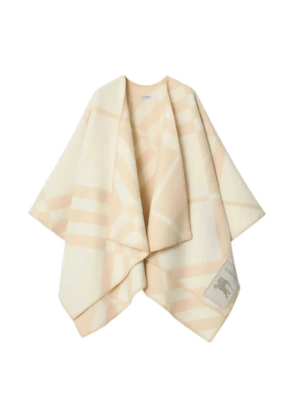 Burberry plaid coat - Nude