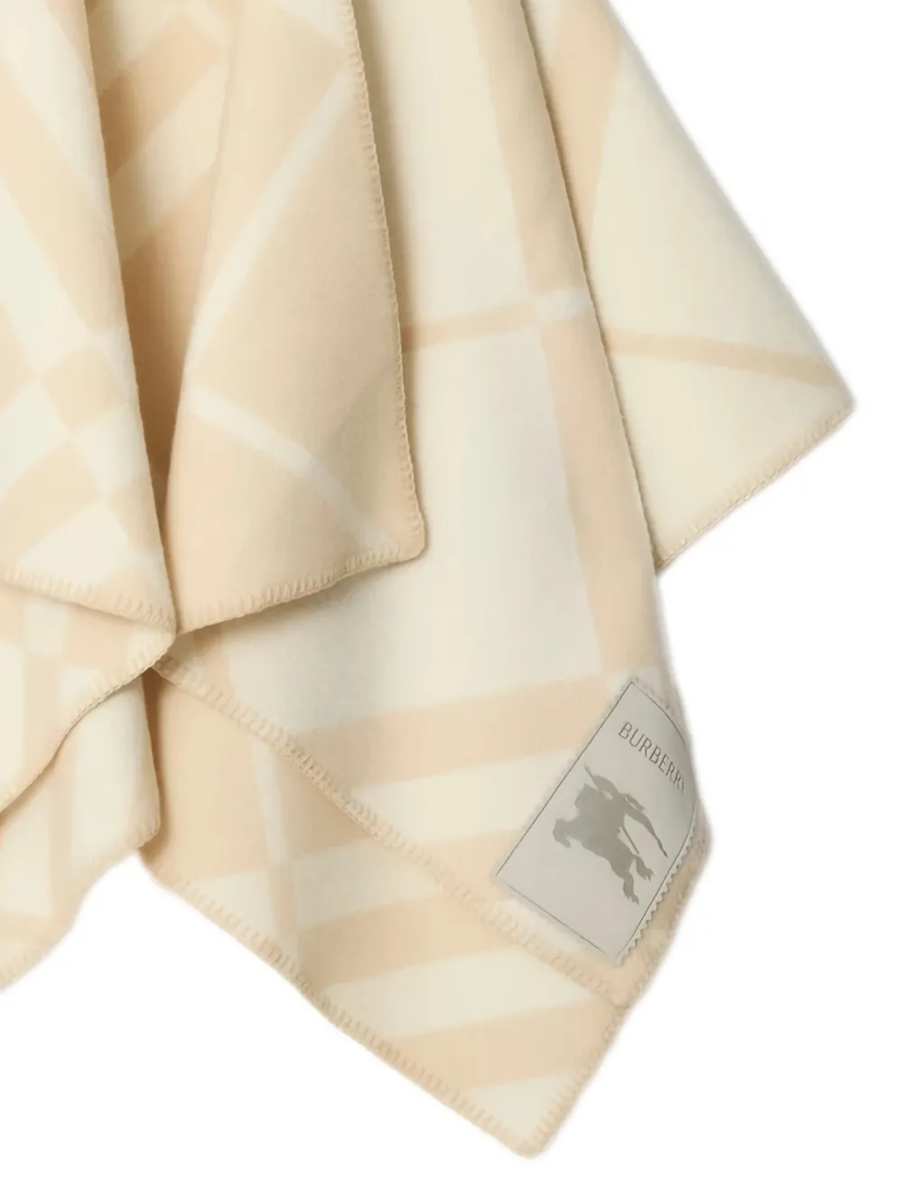  Burberry Plaid Coat - Neutrals 