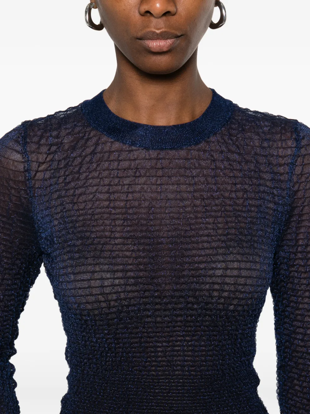 Cecilie Bahnsen Top met ruches Blauw