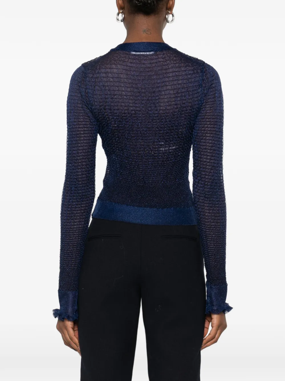Cecilie Bahnsen Top met ruches Blauw