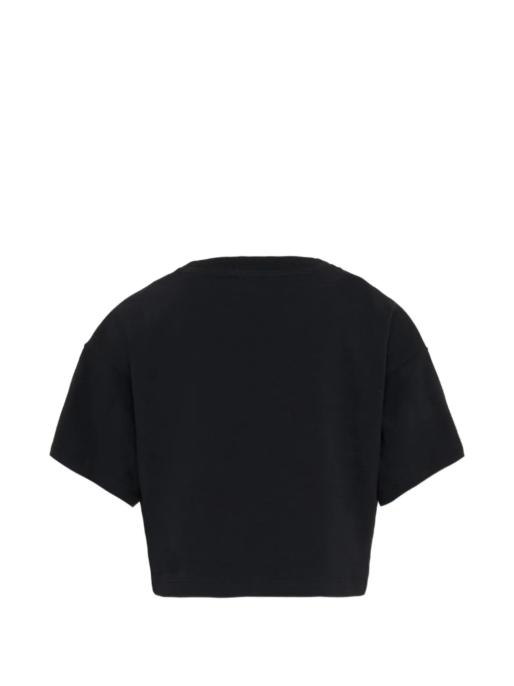 Moschino Kids T-shirt met logo Zwart