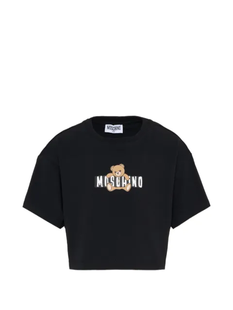 Moschino Kids Camiseta com logo Teddy