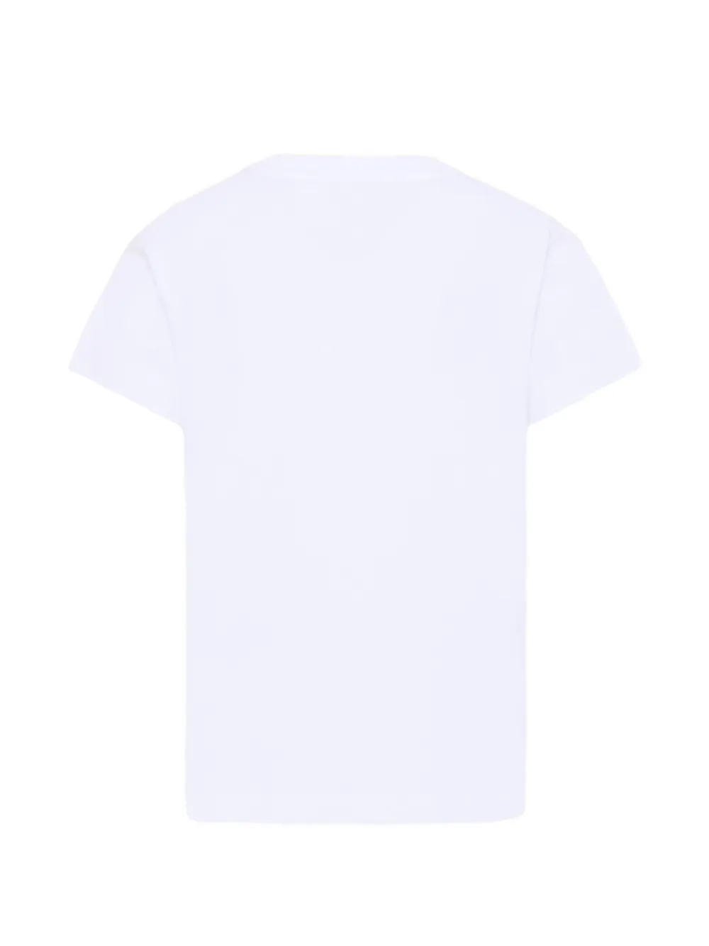 Moschino Kids T-shirt met logo Wit