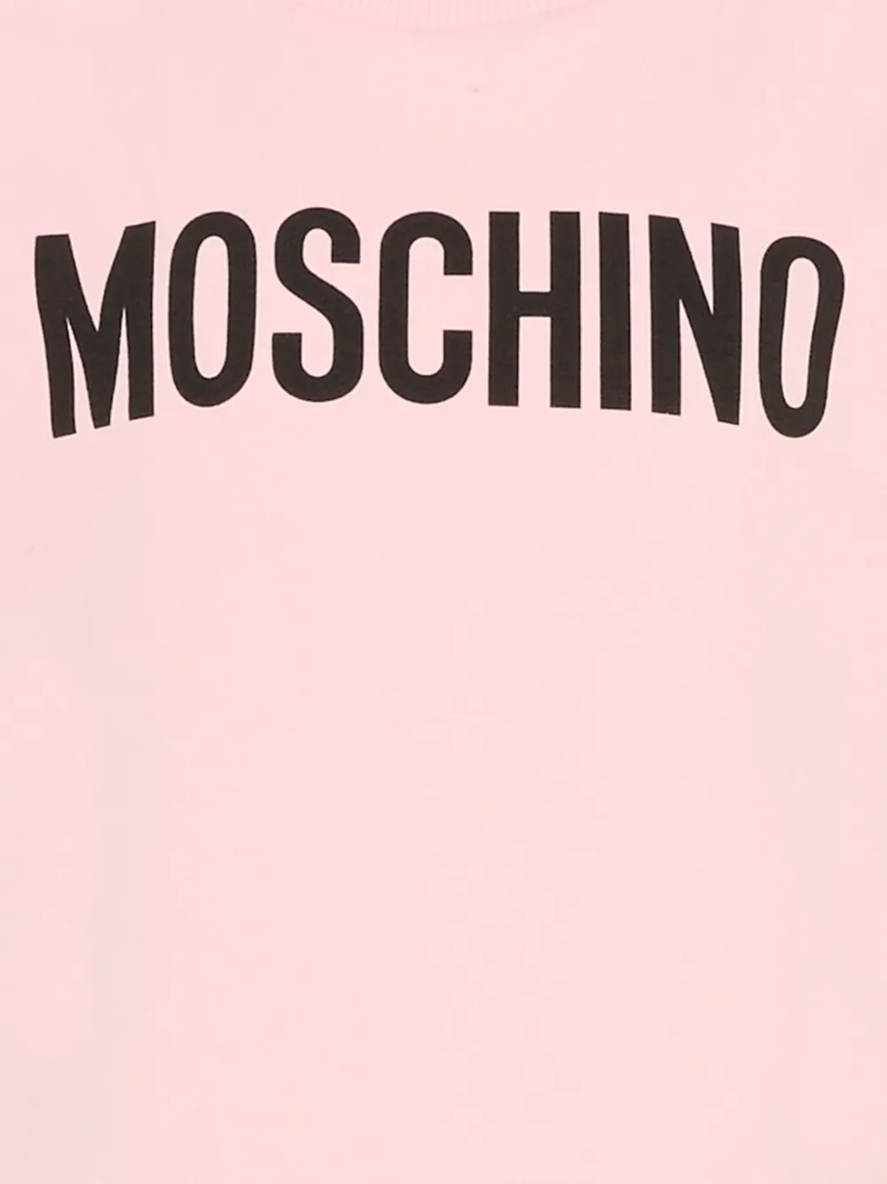 Moschino Kids T-shirt met logo Roze