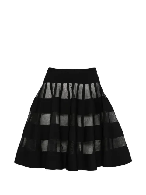 Alaïa Pre-Owned 2010s panelled mini skirt