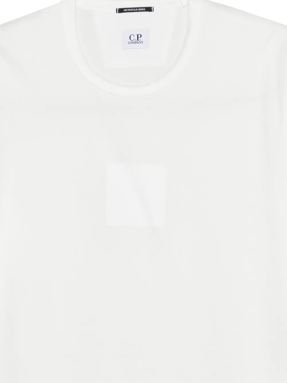 C.P. Company T-shirt met vierkant logo Wit