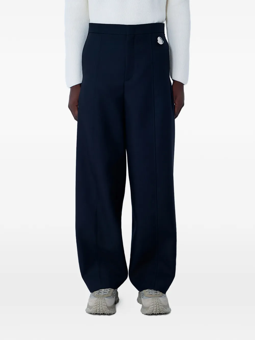 Moncler - Broek met logo - heren - Stof