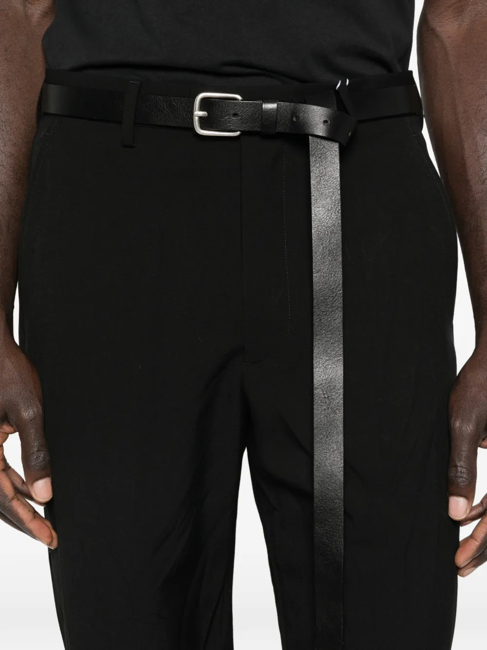 MM6 Maison Margiela Zwarte pantalon