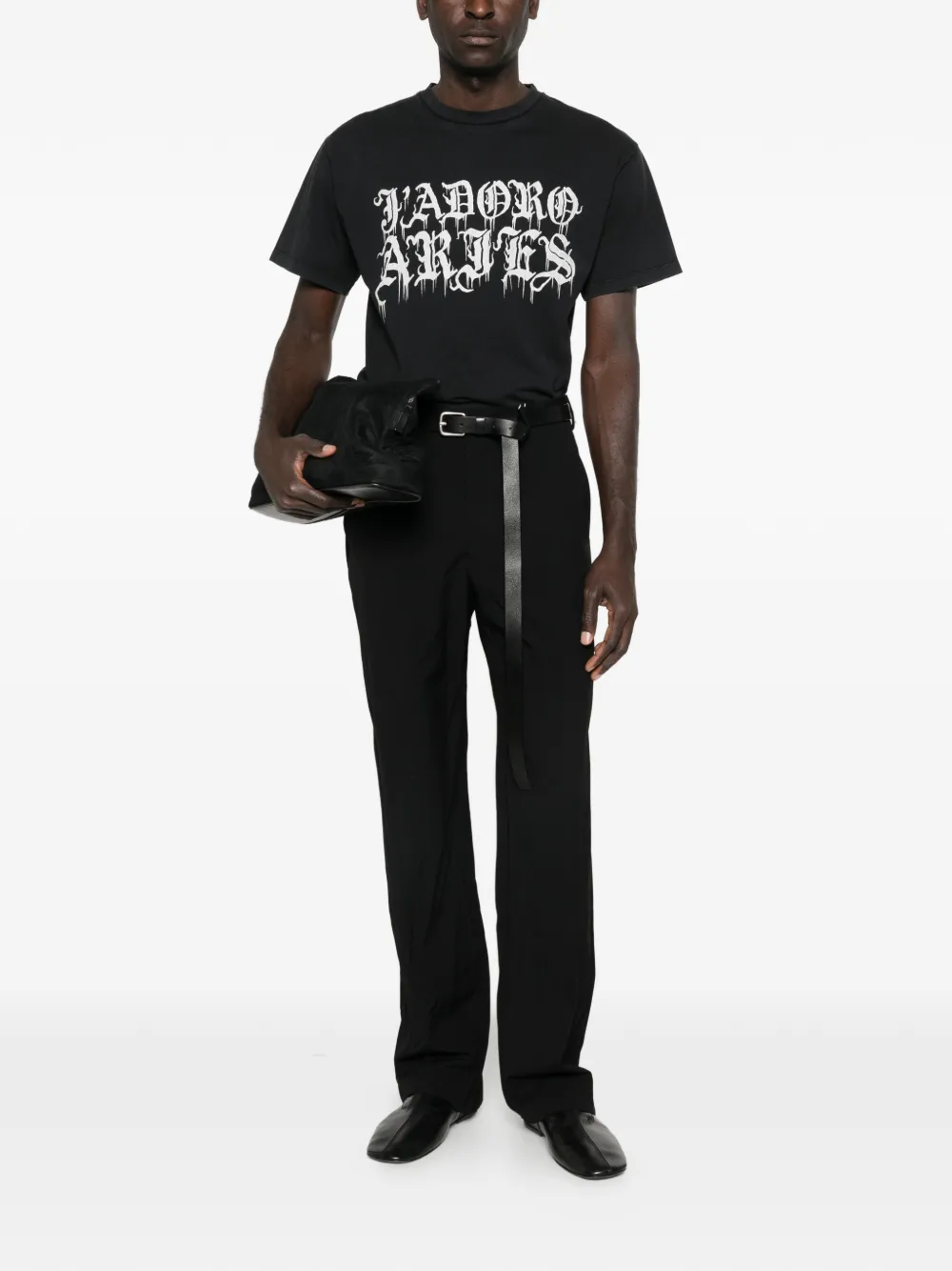 MM6 Maison Margiela Zwarte pantalon