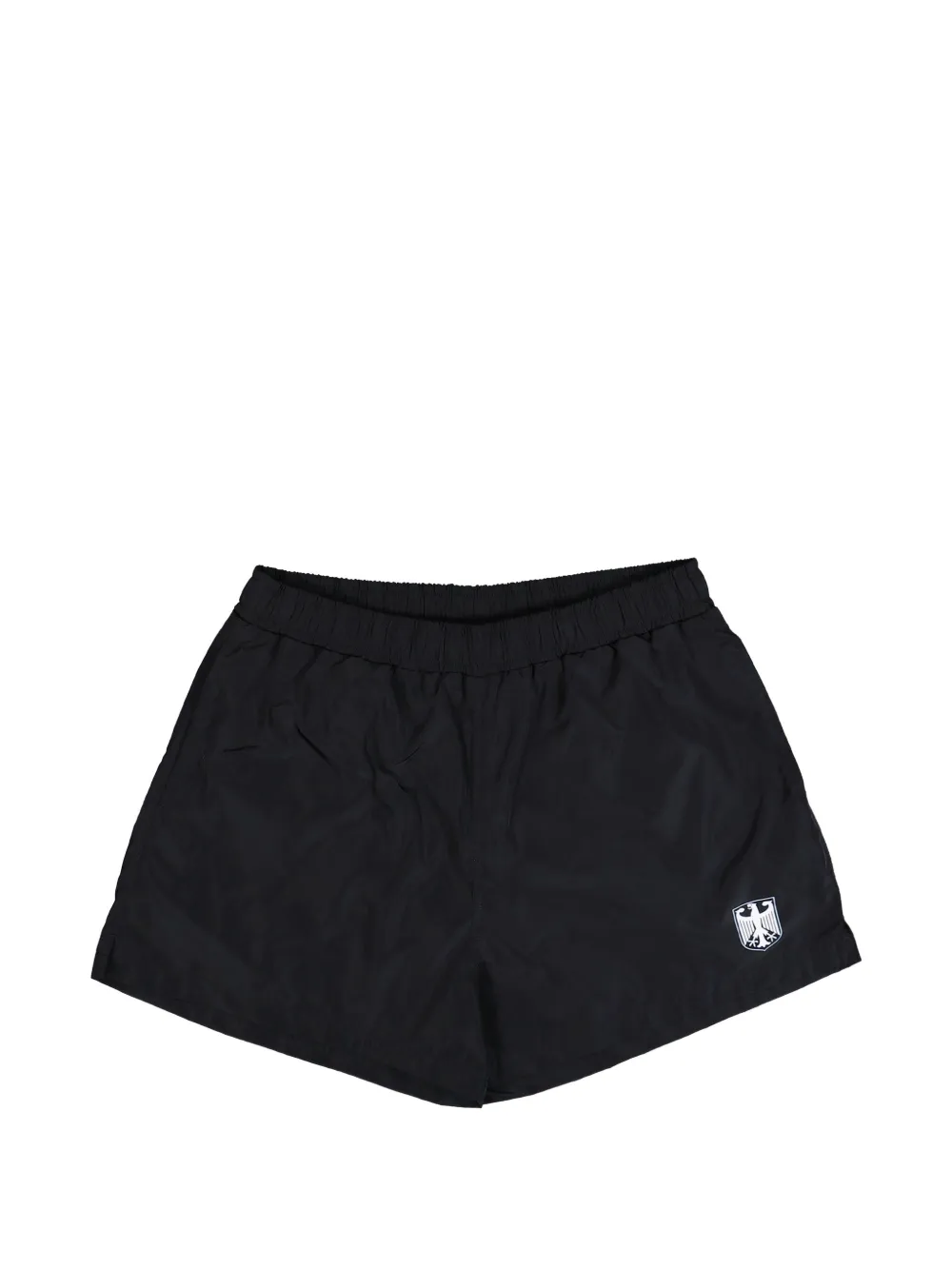 VETEMENTS eagle-detail swimshorts - Nero
