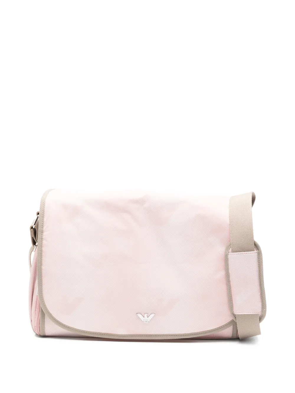 Emporio Armani Kids logo strap changing bag - Rosa