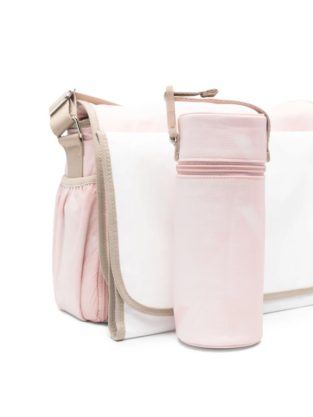 Emporio Armani Kids Luiertas met logoband Roze