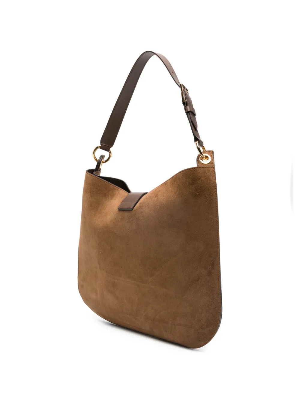 TOM FORD Grote T-Signature schoudertas Bruin