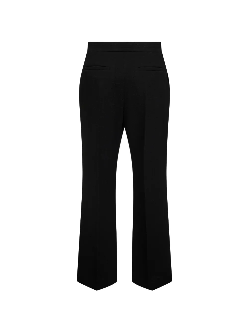 Valentino Garavani high-rise metal-detail trousers - Zwart