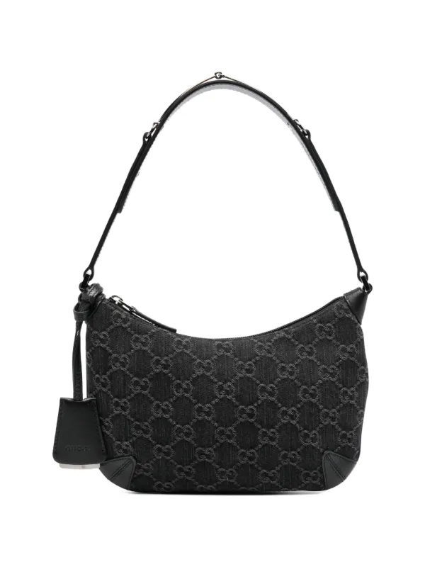 Gucci Pre-Owned グッチショルダーバッグ Gucci Pre-Owned モノグラム ショルダーバッグ | ブラック | FARFETCH JP
