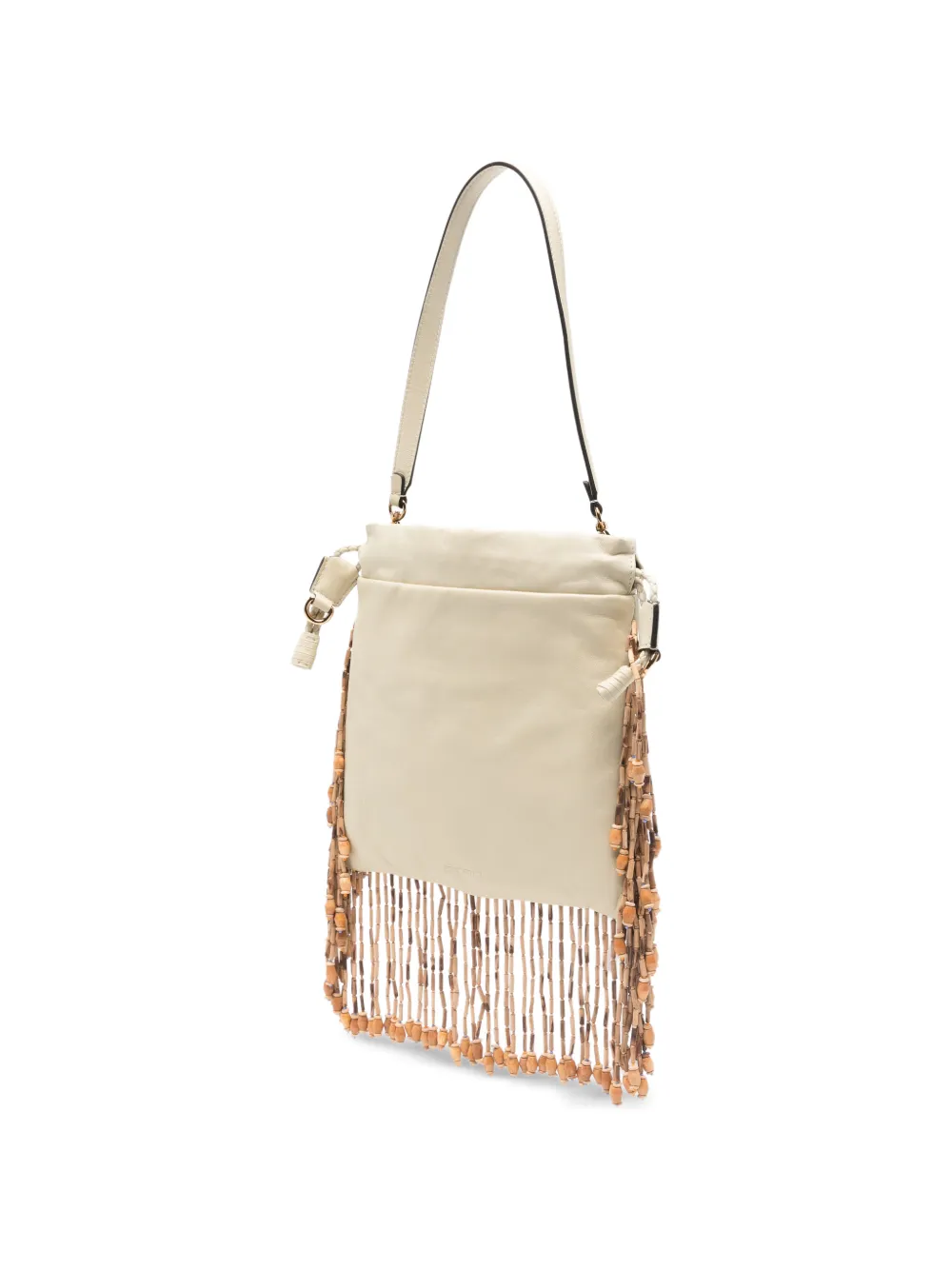  Etro Pre-owned Small Kalispera Beaded Tote Bag - Neutrals 