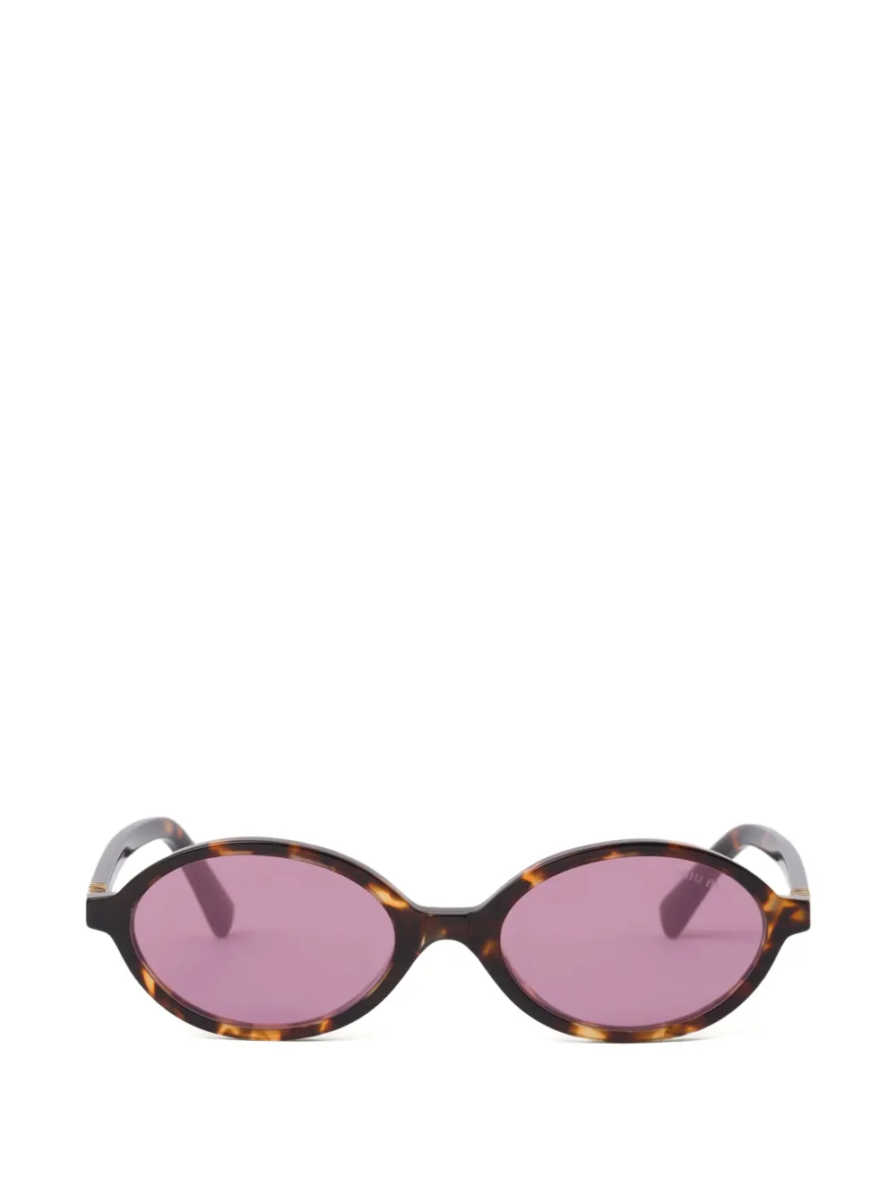 Miu Miu Pre-Owned Regard tortoiseshell sunglasses - Marrone
