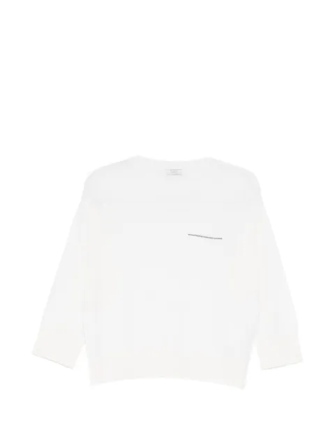 Peserico metallic-detail sweater