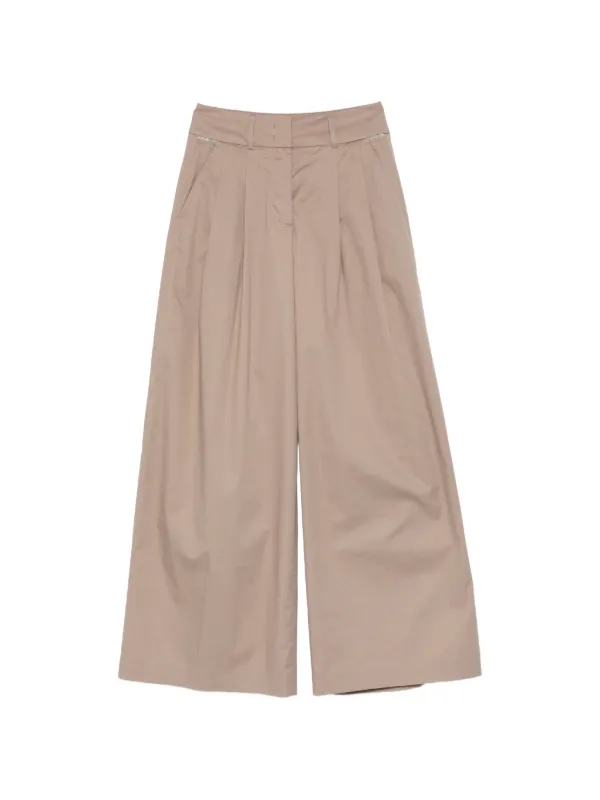 Peserico Pleated Trousers | Neutrals | FARFETCH