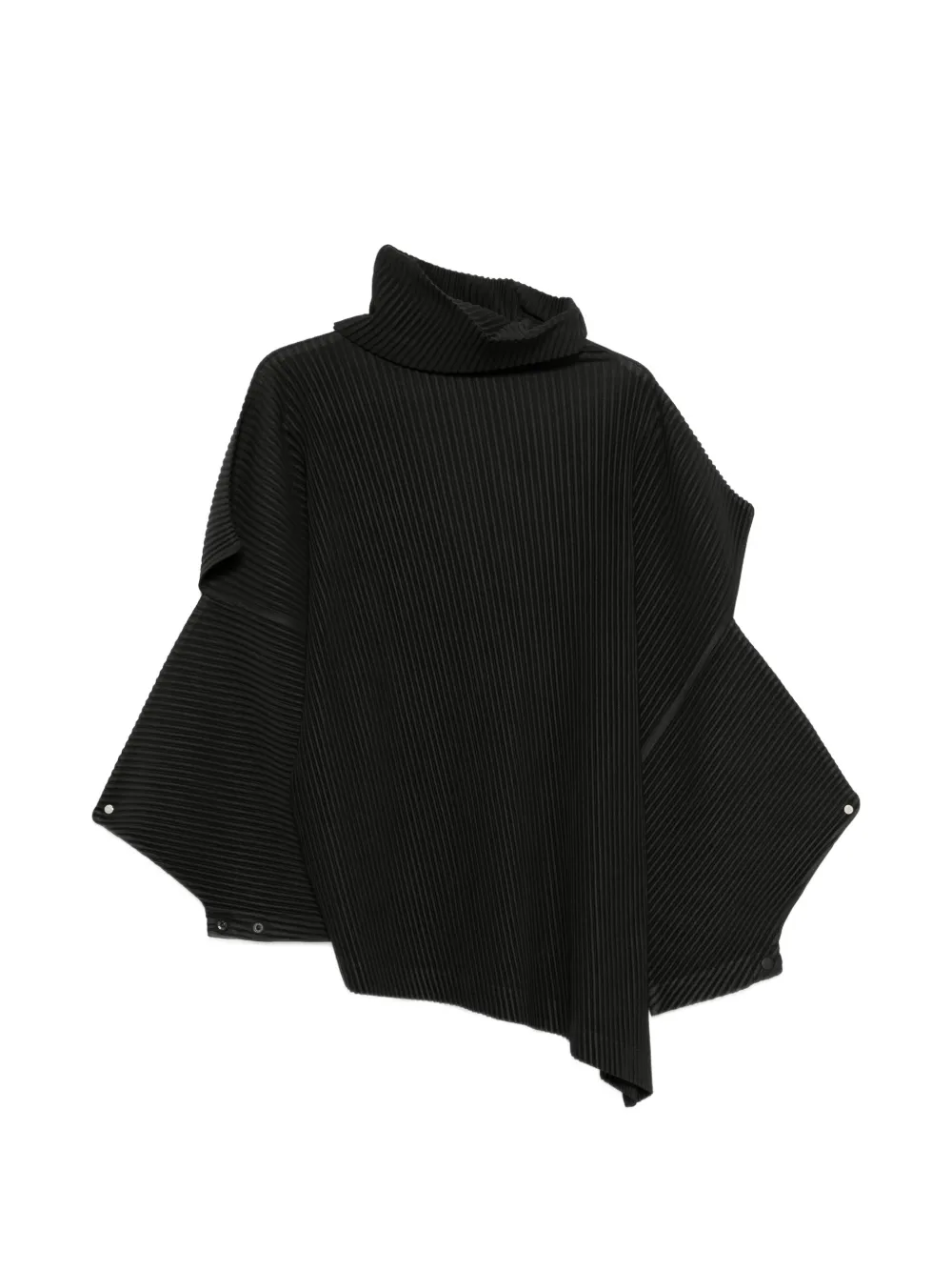 Homme Plissé Issey Miyake long-sleeve pleated jumper - Grigio