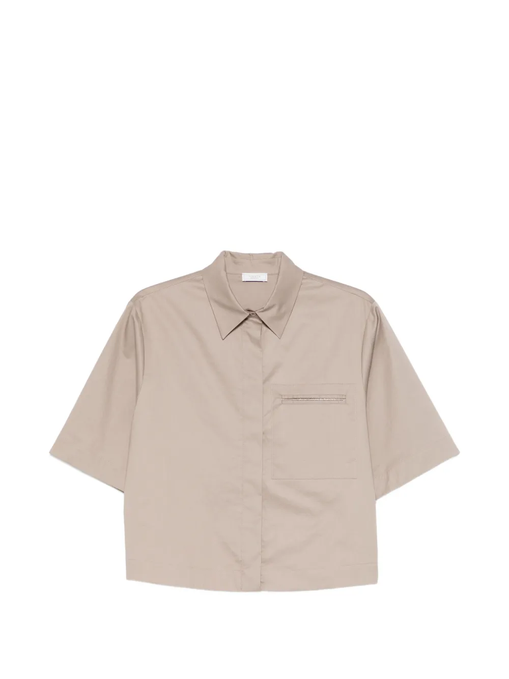 Peserico pocket short-sleeve shirt - Toni neutri