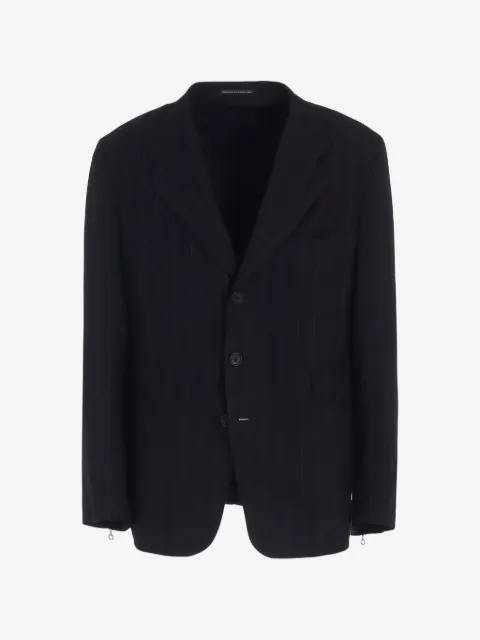 Y's pinstripe three-button blazer