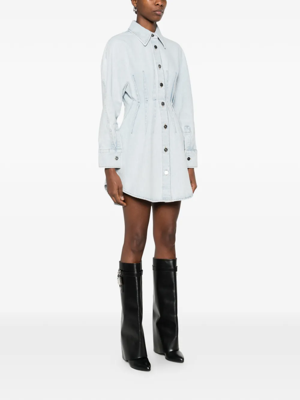 Givenchy Cocoon denim jurk Blauw
