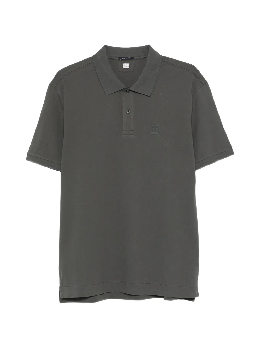 C.P. Company Polo con applicazione logo - Grigio