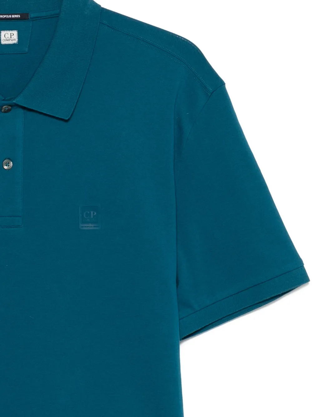 C.P. Company Poloshirt met knopen Blauw