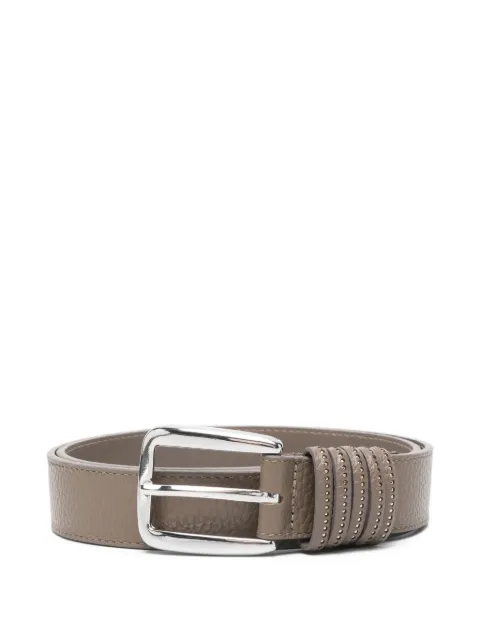 Peserico textured-leather buckle belt