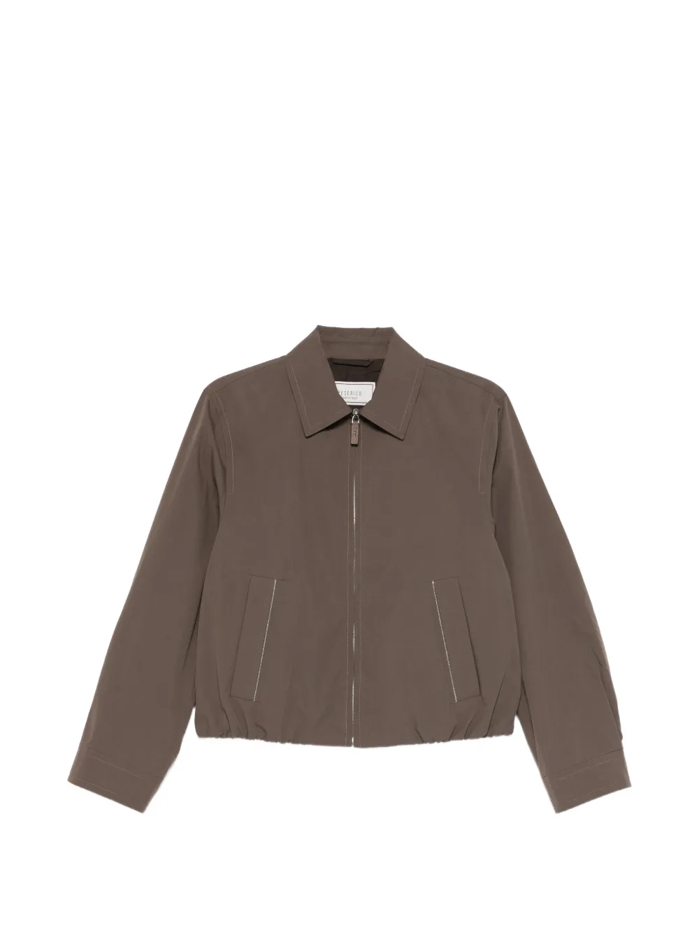 Peserico zip-up jacket - Marrone