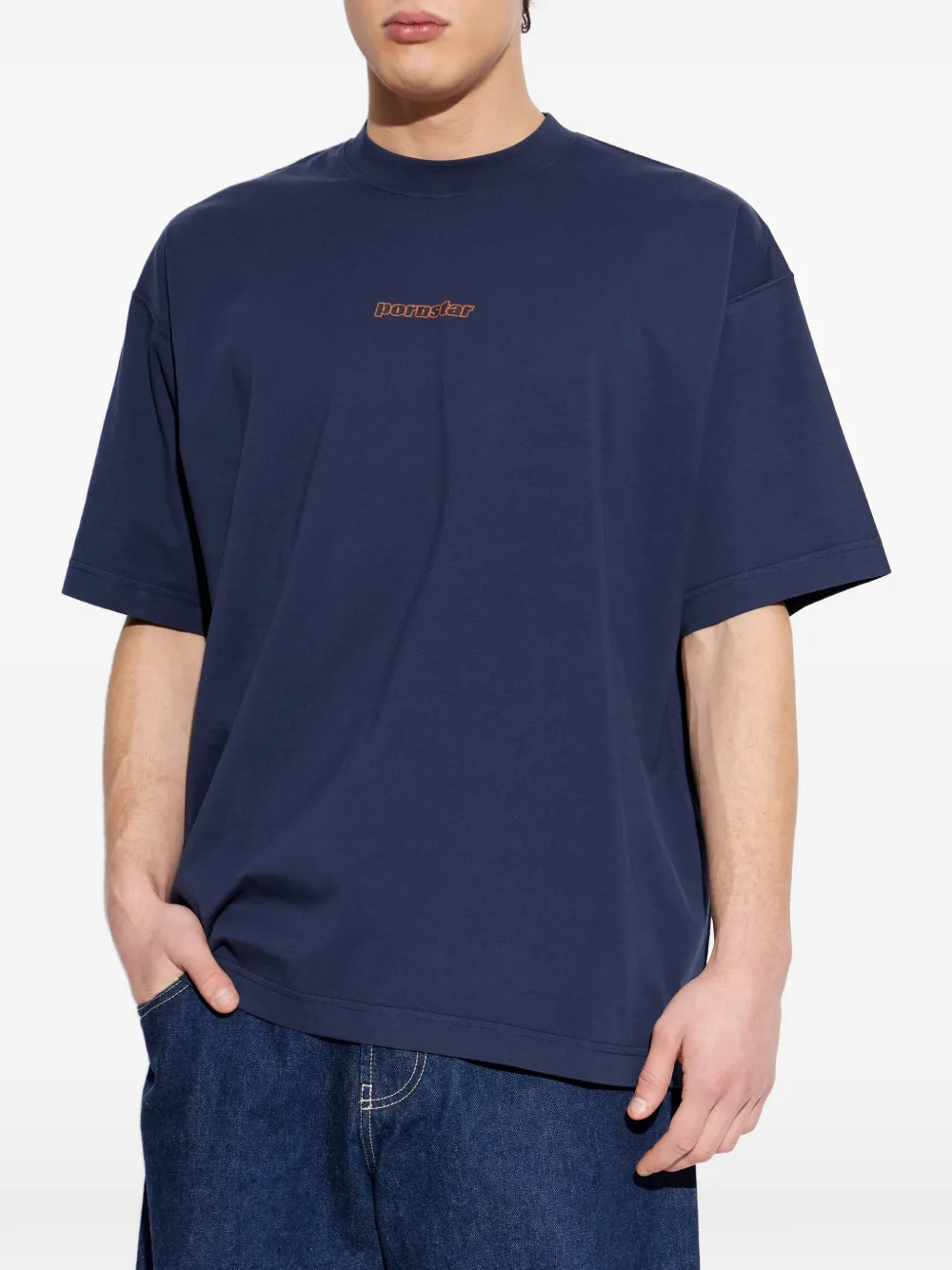 VETEMENTS T-shirt met print Blauw