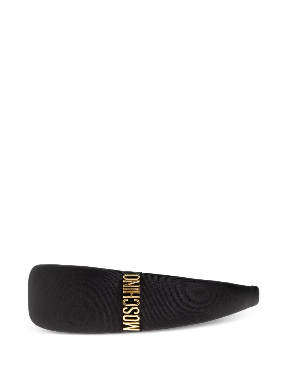 Moschino Haarband met logoplakkaat Zwart