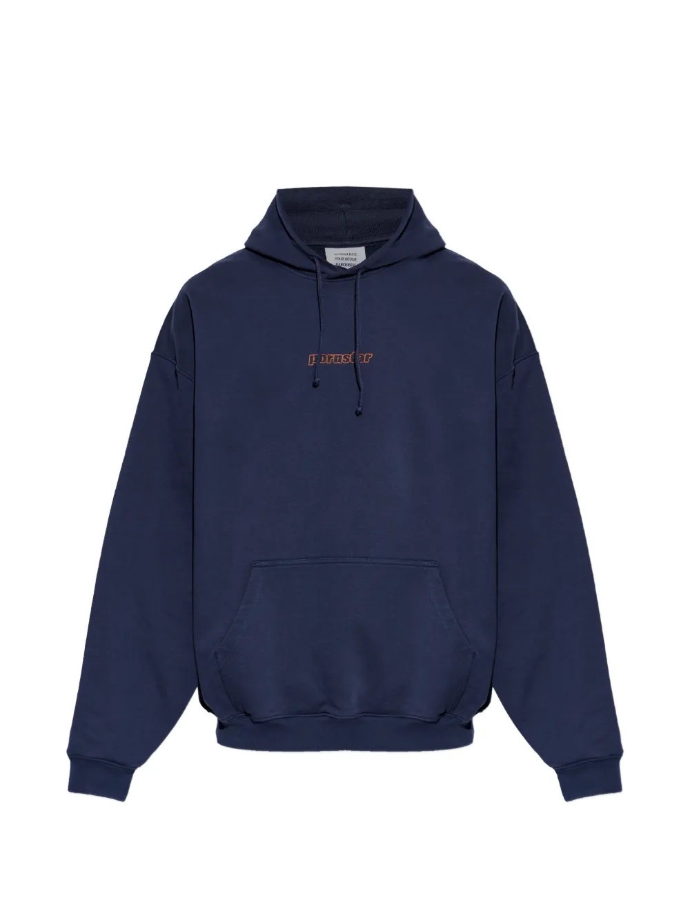 VETEMENTS lettering hoodie - Blu