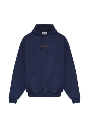 VETEMENTS Embroidered Sweatshirt | Blue | FARFETCH ID