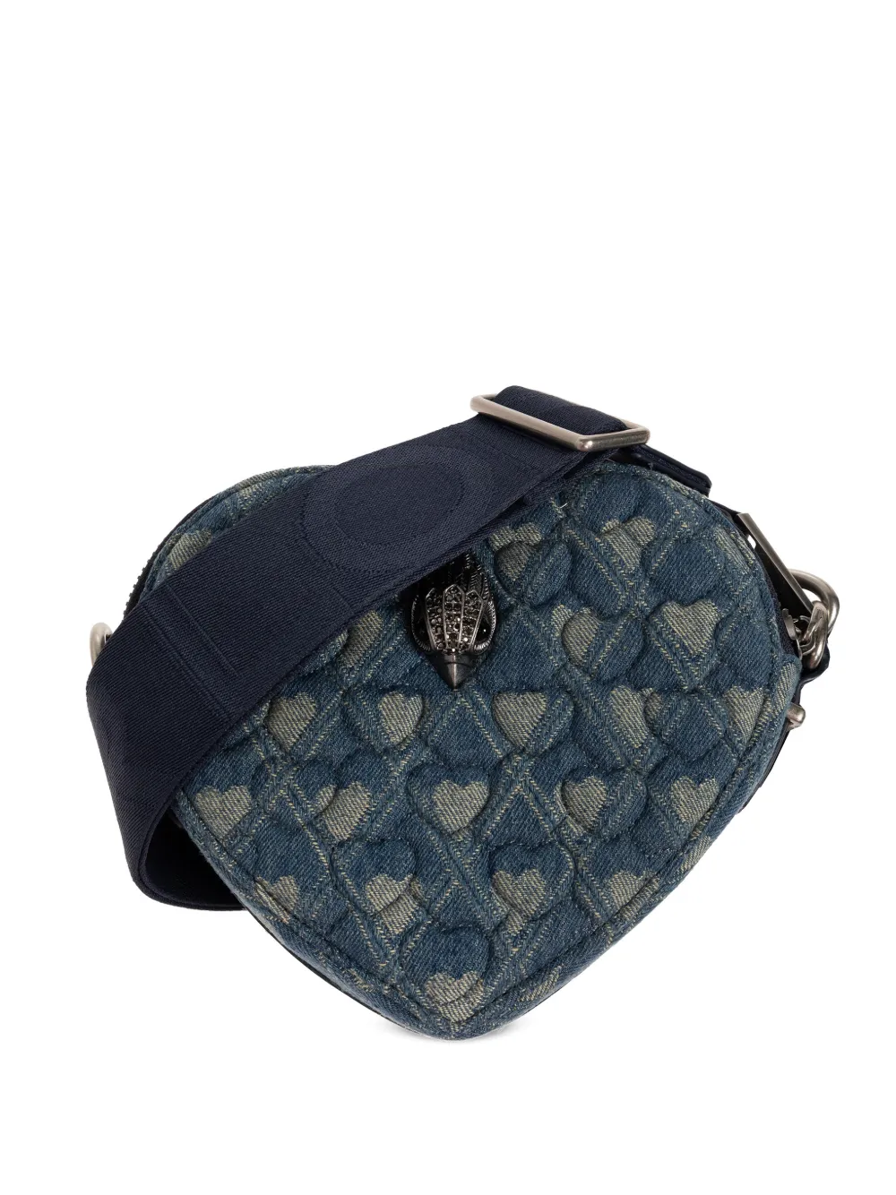 Kurt Geiger London heart shape cross body bag - Blu