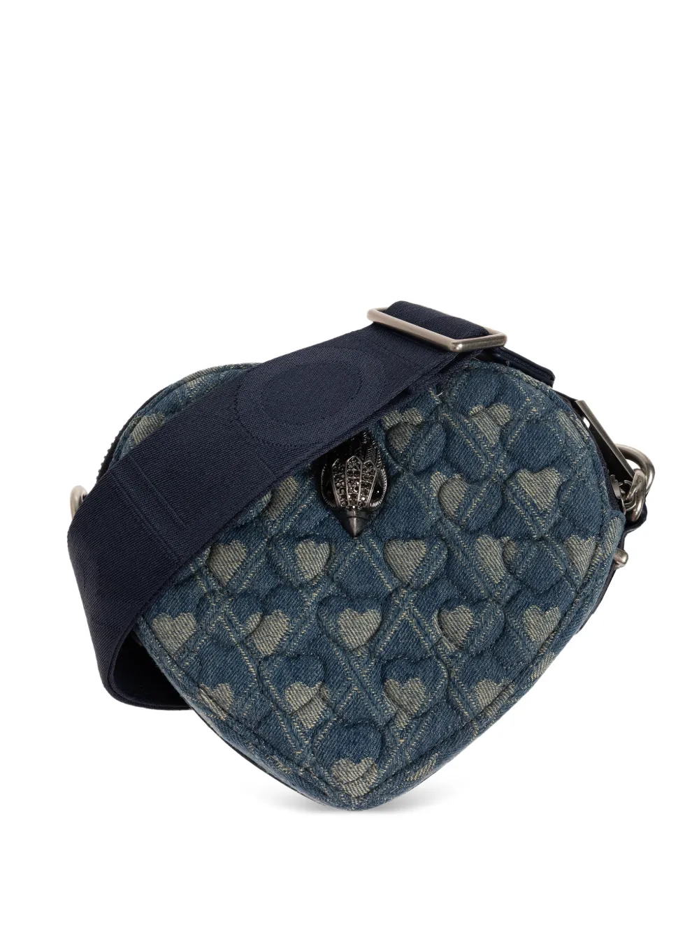 Kurt Geiger London heart shape cross body bag - Blu