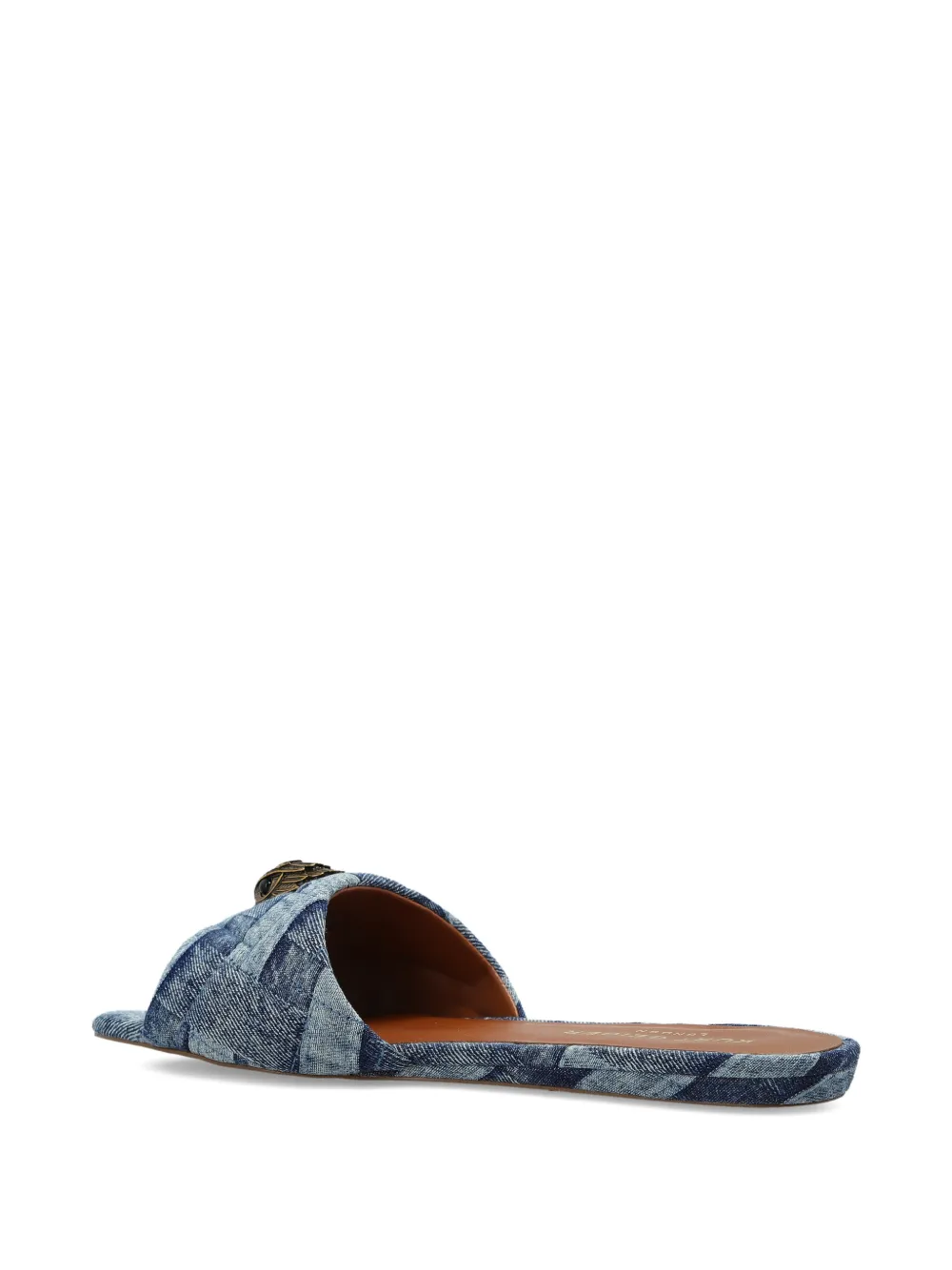 Kurt Geiger London Kensington sandalen met adelaarshoofd Blauw