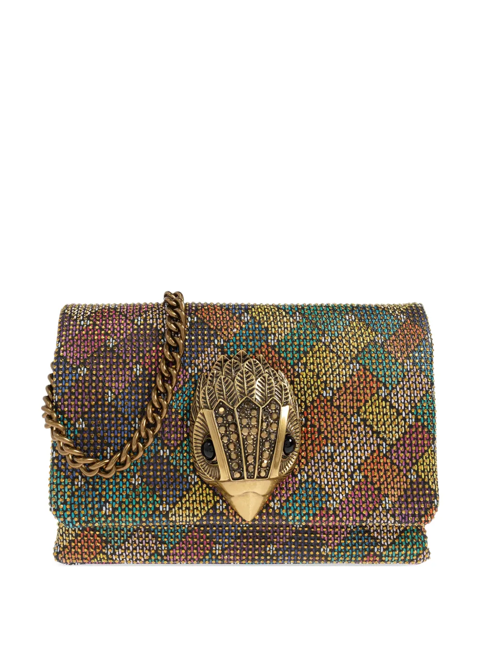 Kurt Geiger London mini Kensington embellished shoulder bag - Nero