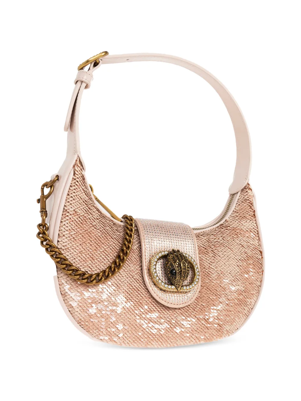 Kurt Geiger London Kleine Chelsea shopper verfraaid met pailletten Roze
