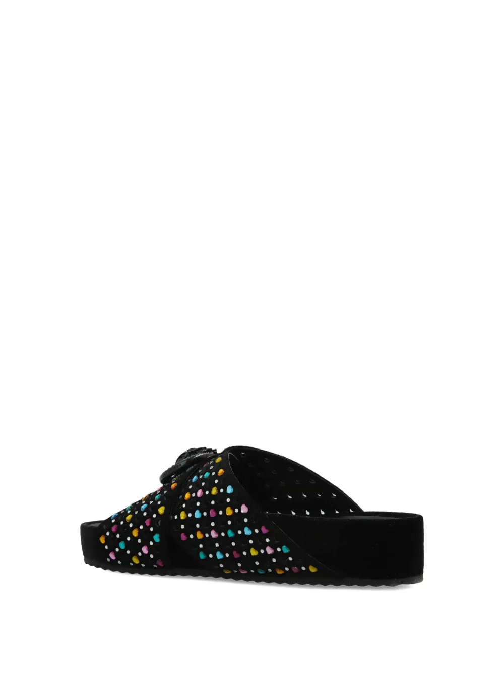 Kurt Geiger London Platte verfraaide sandalen met gekruiste bandjes Zwart