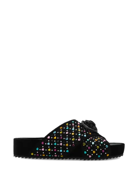 Kurt Geiger London 缀饰交叉带平底凉鞋