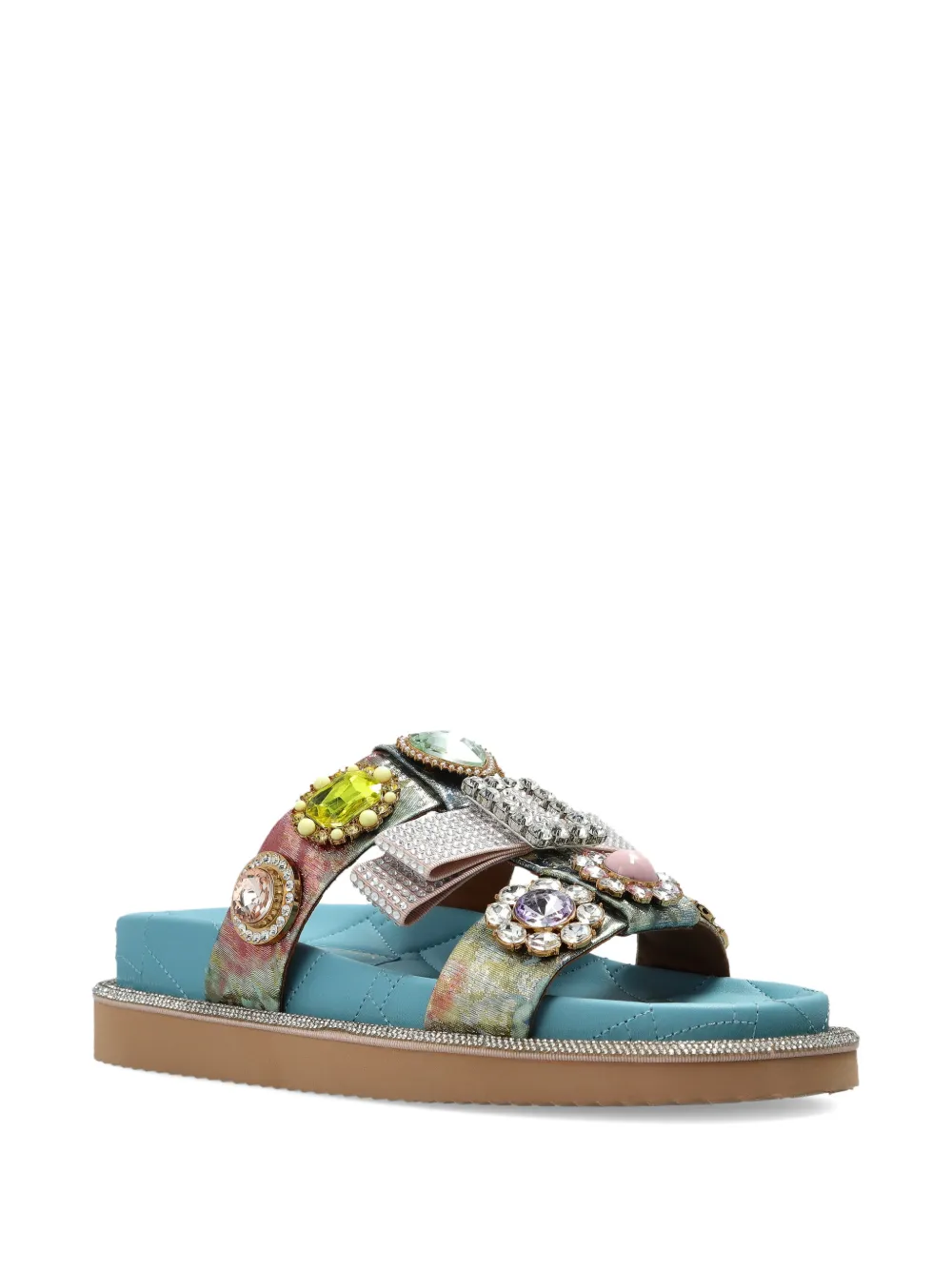 Kurt Geiger London Ornate Orson verfraaide sandalen Blauw