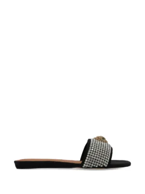Alexander Wang ラインストーン サンダル | ブラック | FARFETCH JP