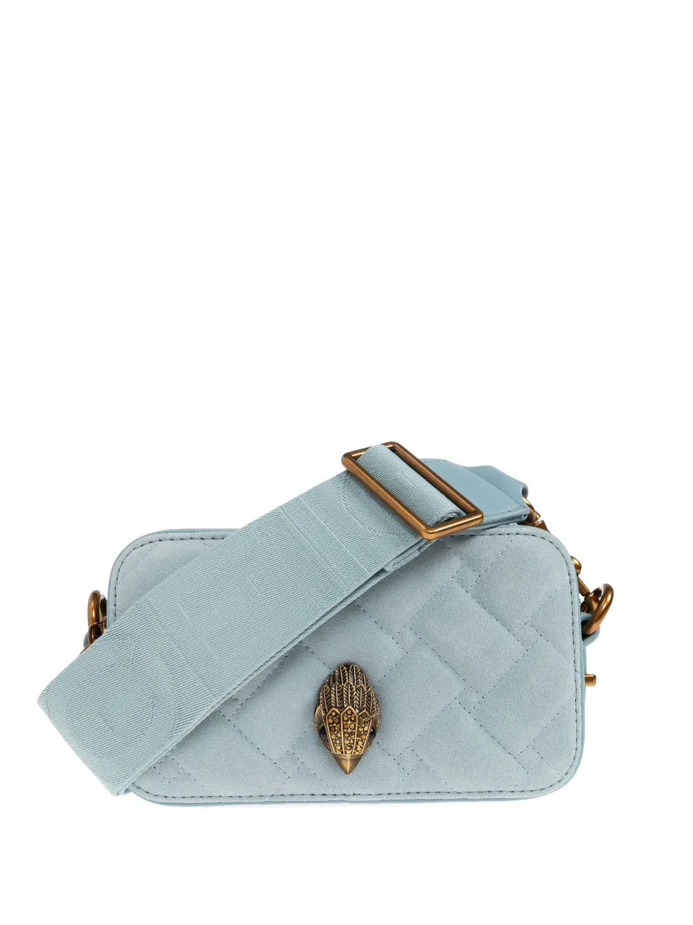 Kurt Geiger London small Kensington quilted cross body bag - Blu