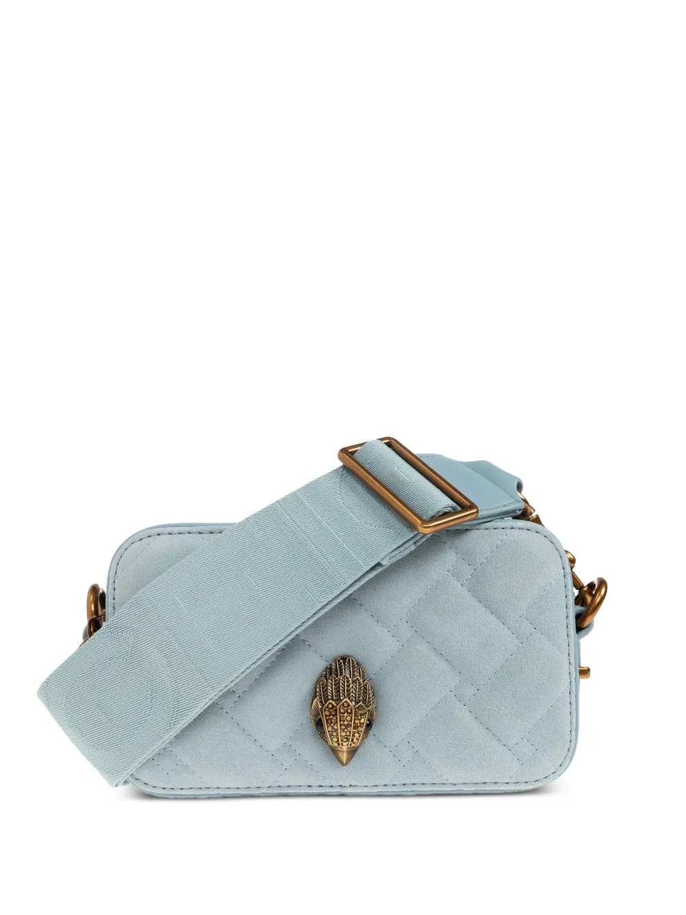 Kurt Geiger London small Kensington quilted cross body bag - Blu