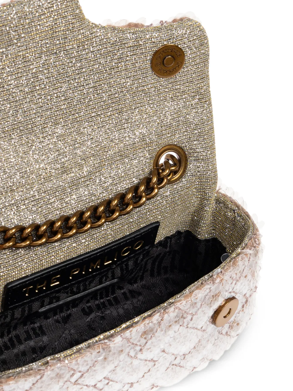 Nano Long Pimlico Sequin-Embellish Shoulder Bag