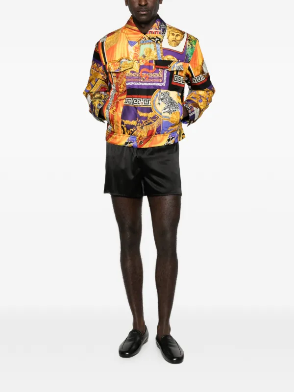 Versace all-over-pattern Jacket | Orange | FARFETCH