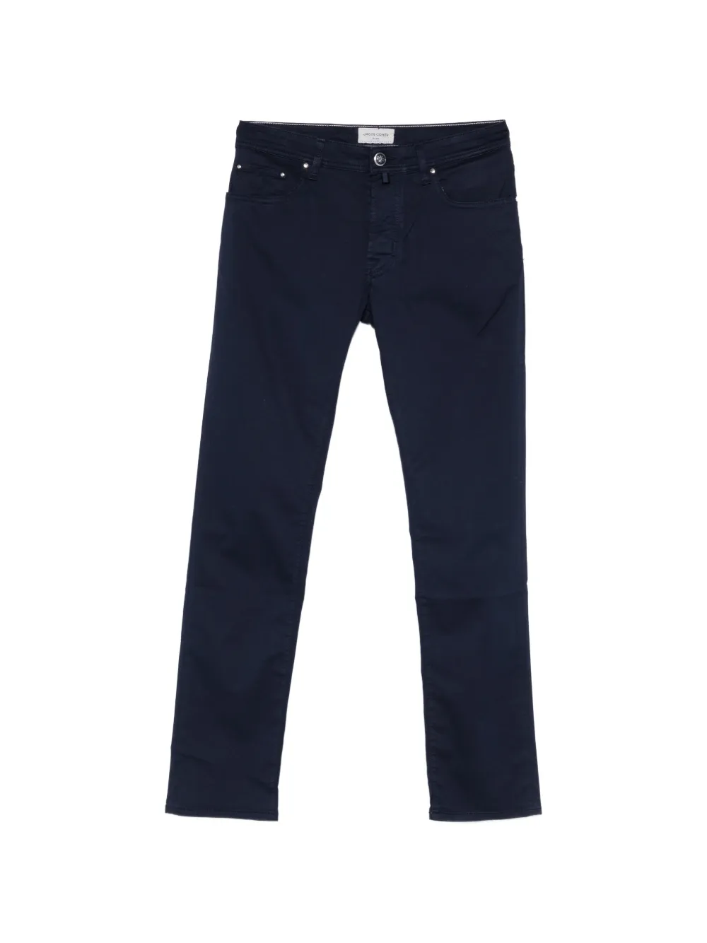 Jacob Cohën logo-button straight-leg jeans - Blu
