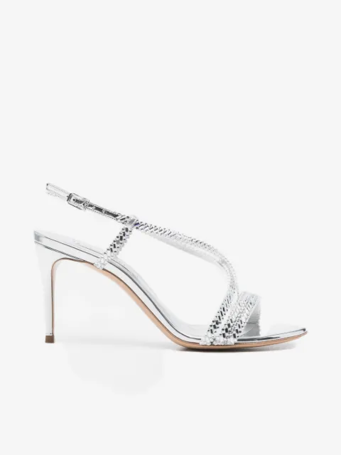 Casadei criss-cross strap sandals